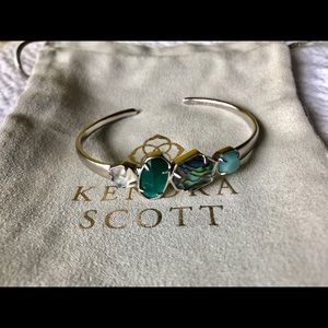 Kendra Scott Ruby Silver Bracelet
